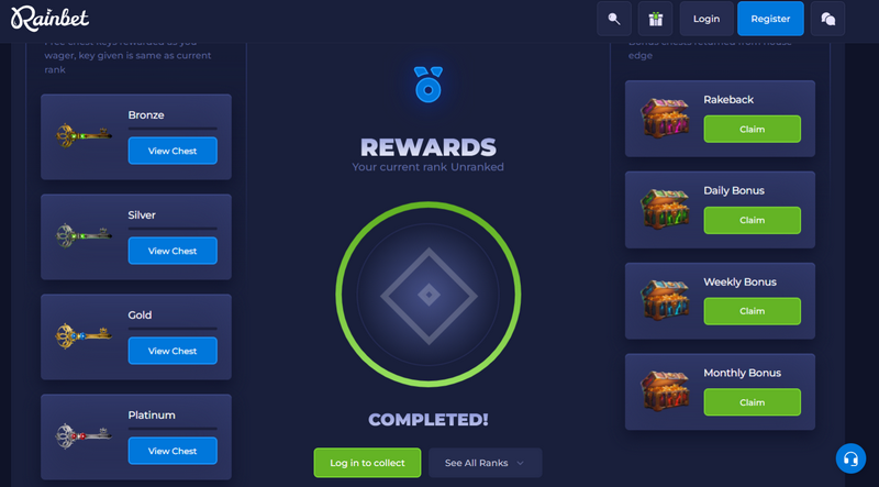 Rainbet Casino site