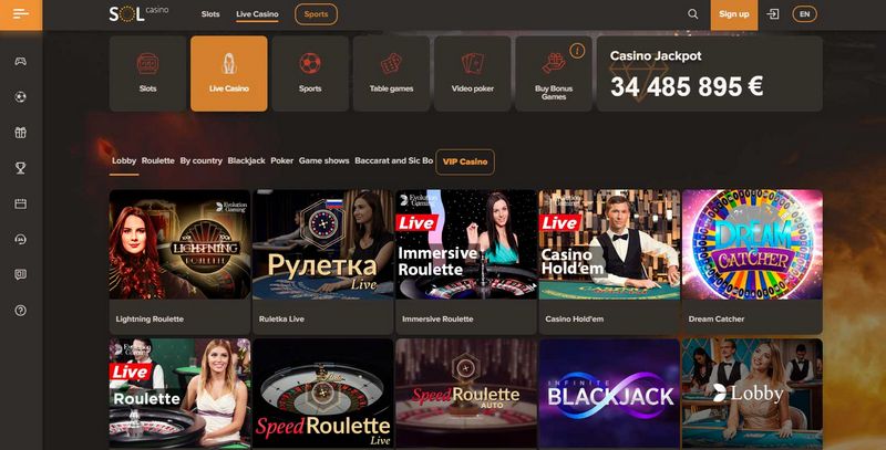 Sol Gambling Enterprise: Un casino online joven, fiable e innovador