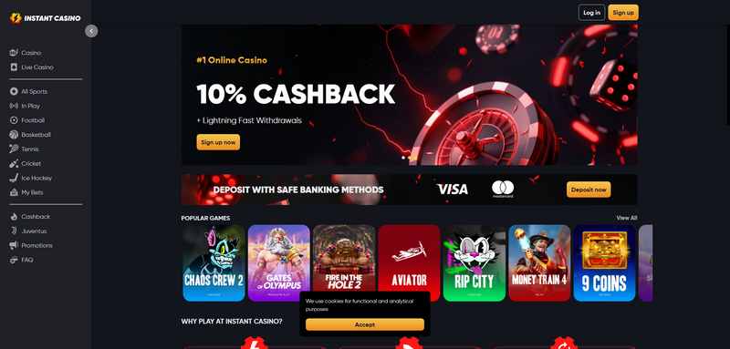 Témoignage sur Instant Casino, bonus de bienvenue et jeux vidéo